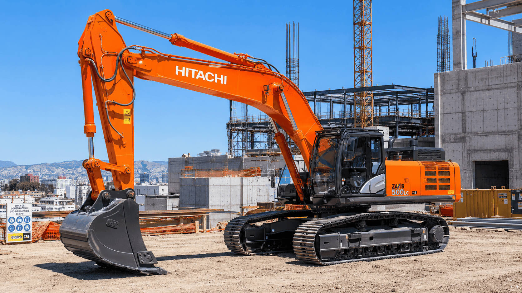 Excavators — Hitachi ZX500LC-6