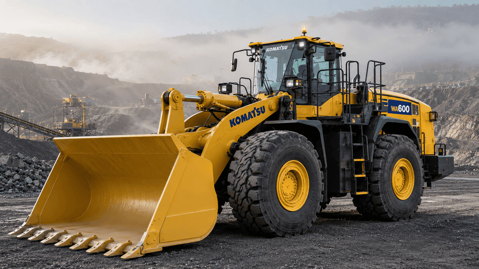 Wheel Loaders — Komatsu WA600-8